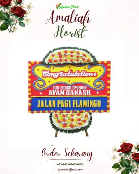 Sewa Papan Bunga Nyompok